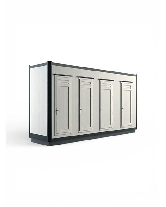Seyyar Tuvalet Kabini WC-Duş 115×400 Antrasit